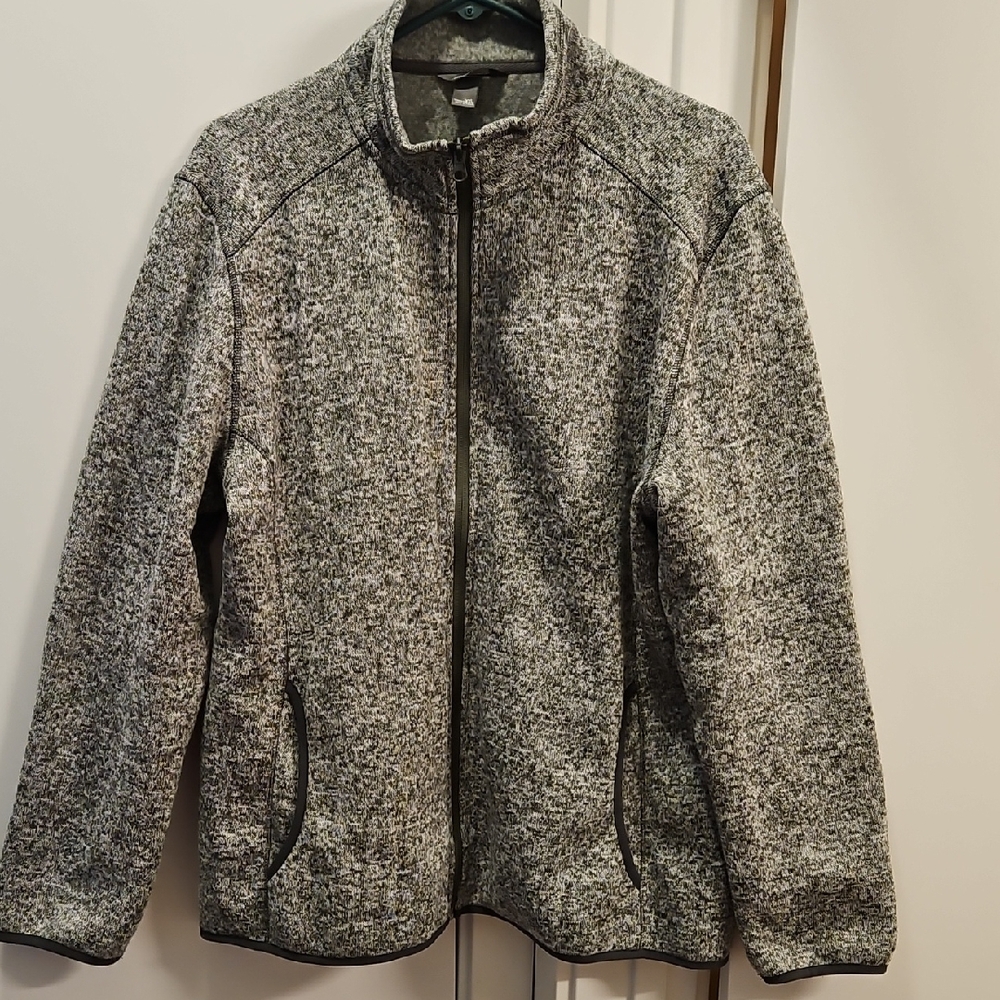 Women's Green Fleece Zip Up
